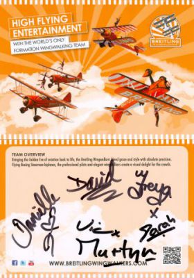 Breitling Wingwalkers (Danielle Hughes, Vic Norman, David Barrell, Freya Paterson, Sarah Tanner, Martyn Carrington)
