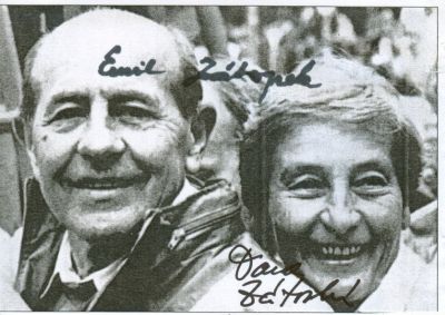 Dana Zatopkova & Emil Zatopek
