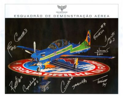 Esquadrilha da Fumaça
Iramar RENÓ Faria #4, Thiago Romeiro CAPUCHINHO #2, Daniel GARCIA Pereira #5, Marcos Mendes CONRADO Veiga #4, MARCELO Oliveira da Silva #7, Márcio Aparecido TONISSO Americana, Antonio Carlos Guimarães NOVAES Santos, Eduardo Maia ARANTES #2, Marcelo FRANKLIN Rodrigues #7, Ubirajara Pereira COSTA Jr #3, Álvaro ESCOBAR Veríssimo #6
