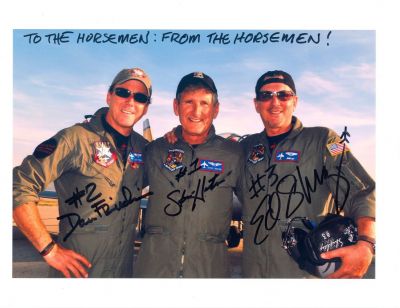 Horsemen Flight Team (Ed Shipley, Steve Hinton, Dan Friedkin)
