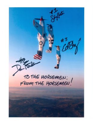 Horsemen Flight Team (Ed Shipley, Steve Hinton, Dan Friedkin)

