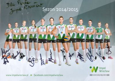 Impel Wroclaw (Mira Topić, Denise Hanke, Agnieszka Kąkolewska, Berit Kauffeldt, Hana Cutura, Katarzyna Mroczkowska, Joanna Kaczor, Anita Kwiatkowska, Monika Ptak, Magdalena Gryka, Agata Sawicka, Anna Grejman)
