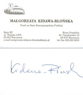 Małgorzata Kidawa-Błońska
