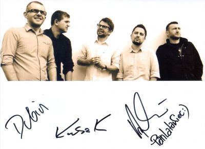 happysad (Jarosław "Dubin" Dubiński, Jakub "Quka" Kawalec, Artur "Artour" Telka, Łukasz "Pan Latawiec" Cegliński)

